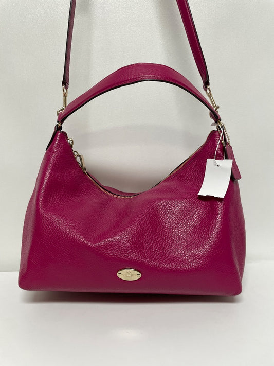Coach Handbag Pink Ruby East/West Celeste Hobo 2015 F36628