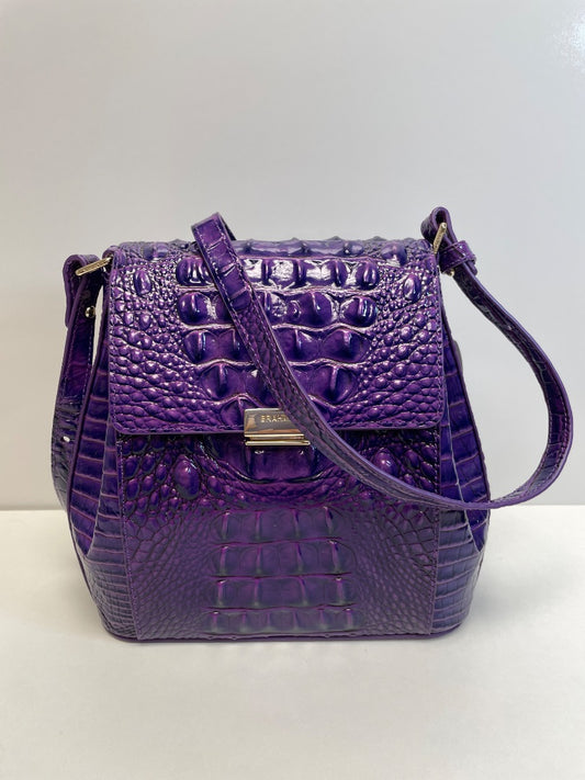 Brahmin Handbag Purple Margo