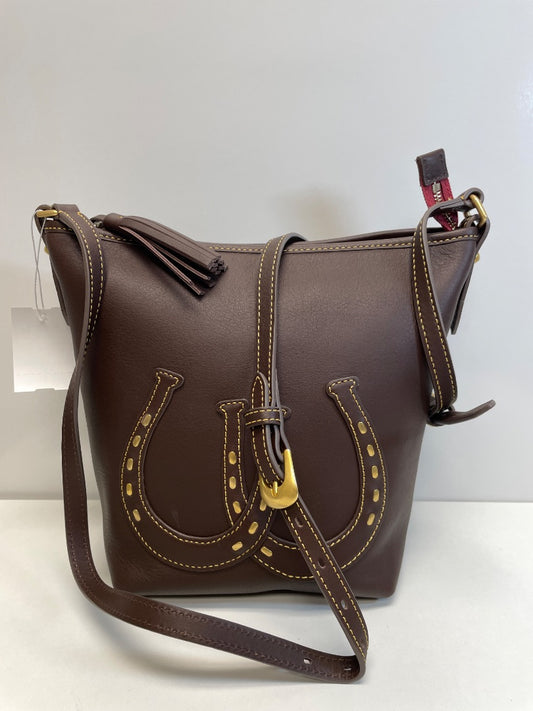 Dooney & Bourke Handbag Brown Western Collection Horseshoes Rare