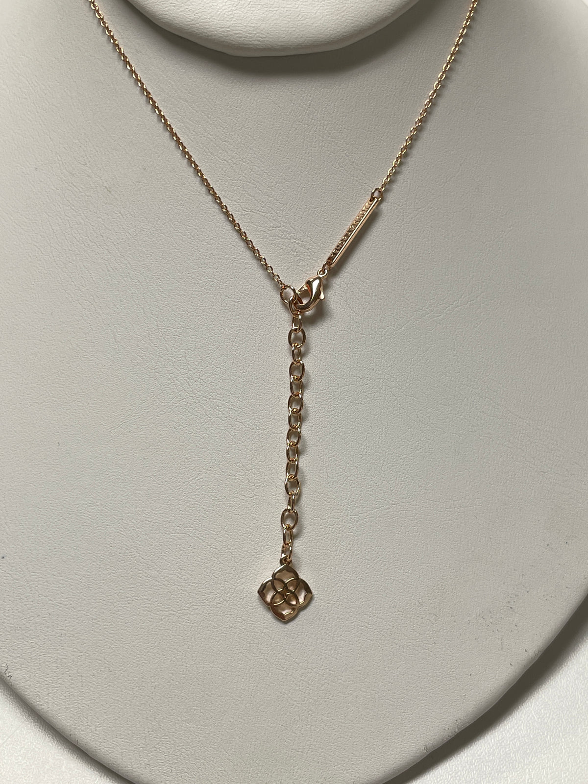 Kendra Scott Necklace Rose Gold Ari Heart Pendant