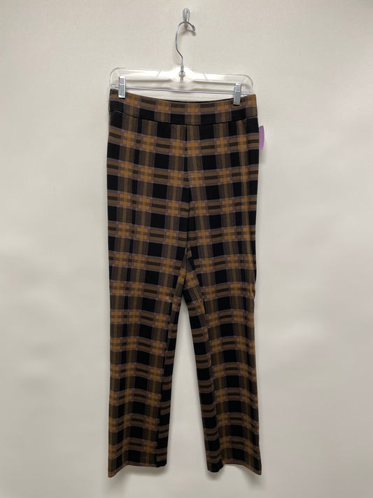 Versona Pants Black & Tan Plaid Small