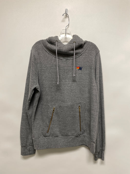 Aviator Nation Hoodie Gray  Large
