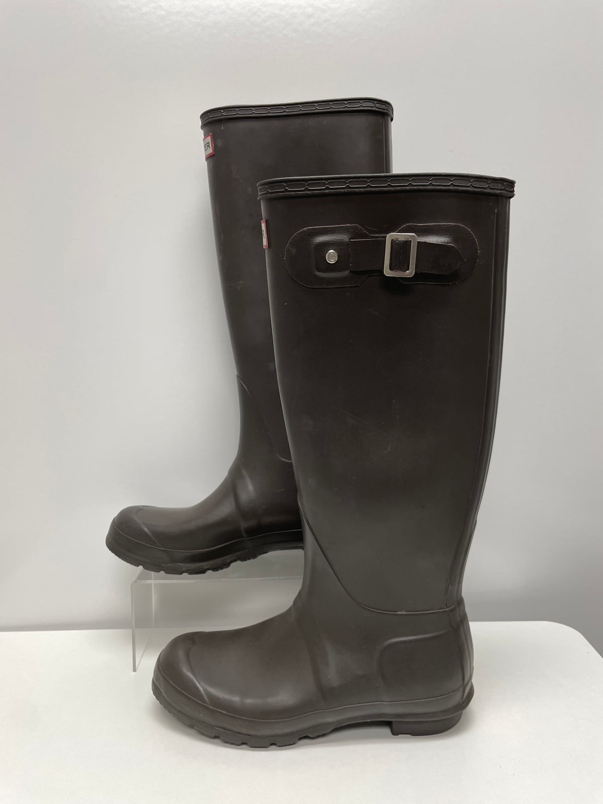 Hunter Boots Brown Original Tall Rainboots 7