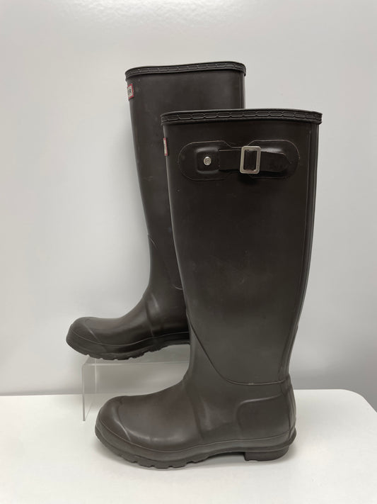 Hunter Boots Brown Original Tall Rainboots 7