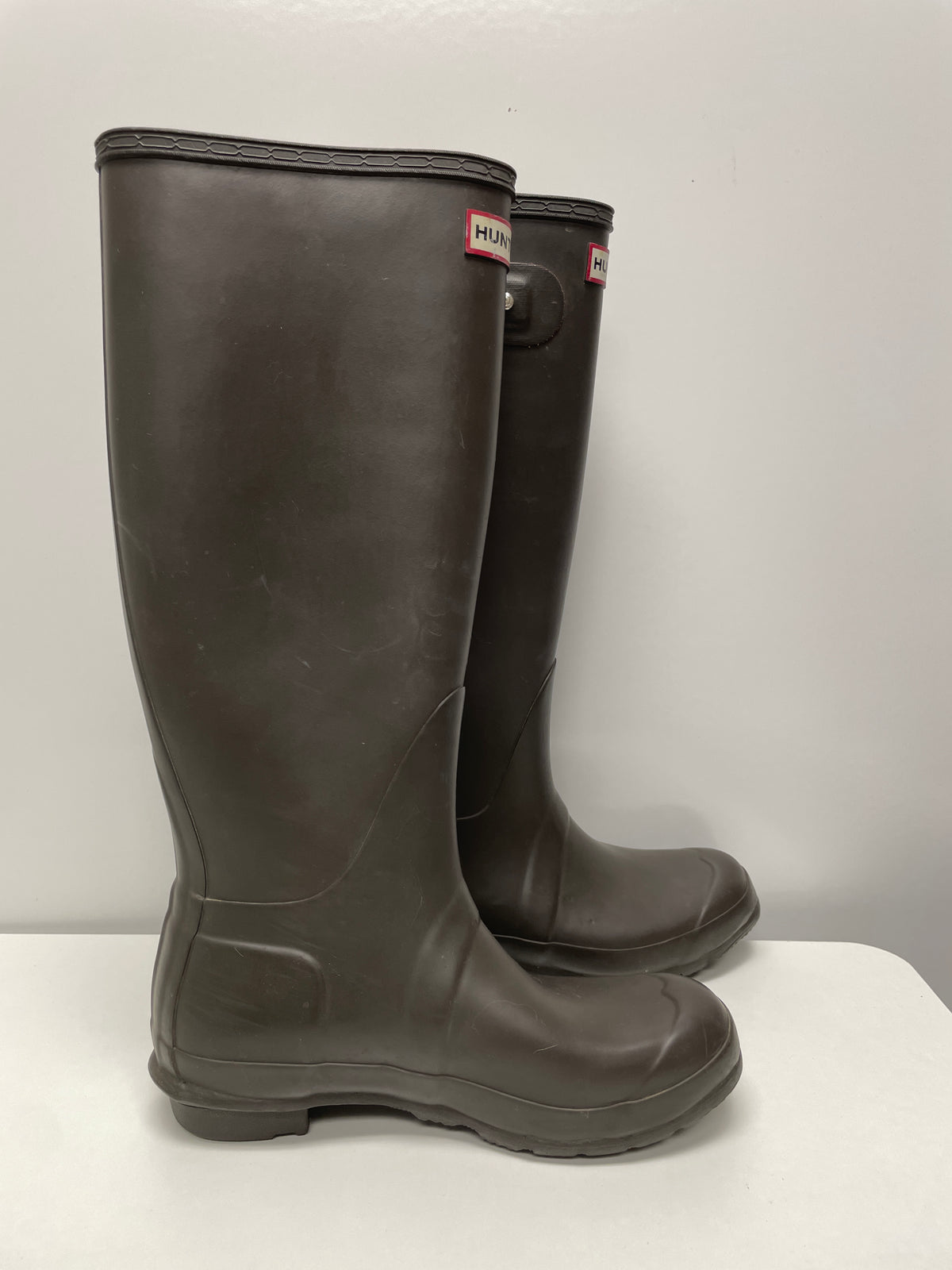 Hunter Boots Brown Original Tall Rainboots 7